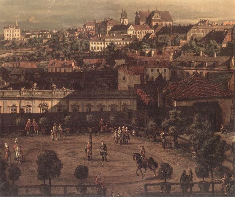 BELLOTTO, Bernardo View of Warsaw from the Royal Palace (detail) fh oil painting picture